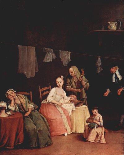 Die Putzmacherin von Pietro Longhi